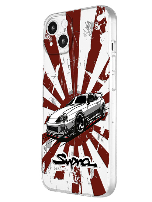 Силиконовый чехол для Apple iPhone 13 Toyota Supra