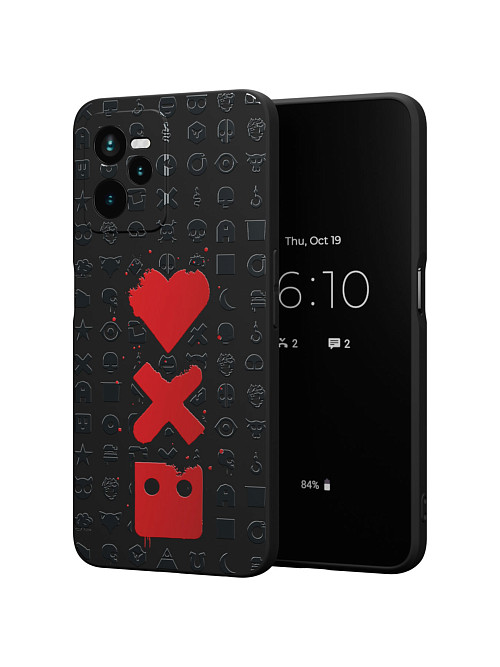 Силиконовый чехол для Realme C35 "Love Death Robots"