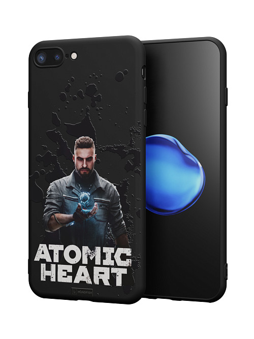 Силиконовый чехол для Apple iPhone 8 Plus "Atomic Heart: Товарищ Нечаев"