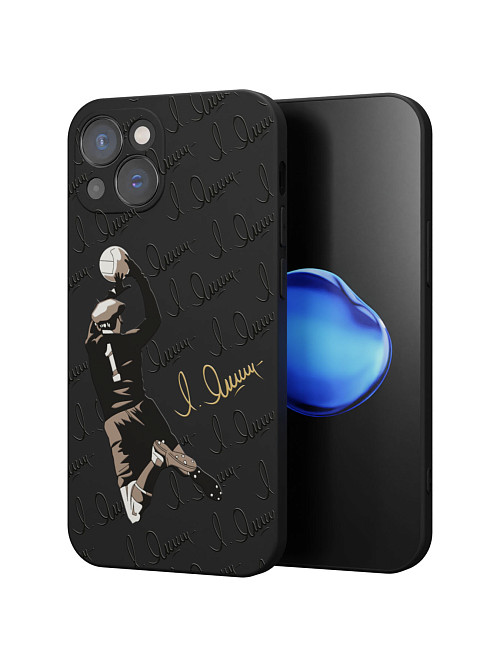Силиконовый чехол для Apple iPhone 13 "Динамо: Л. Яшин" Силиконовый чехол для Apple iPhone 13 "Динамо: Л. Яшин"