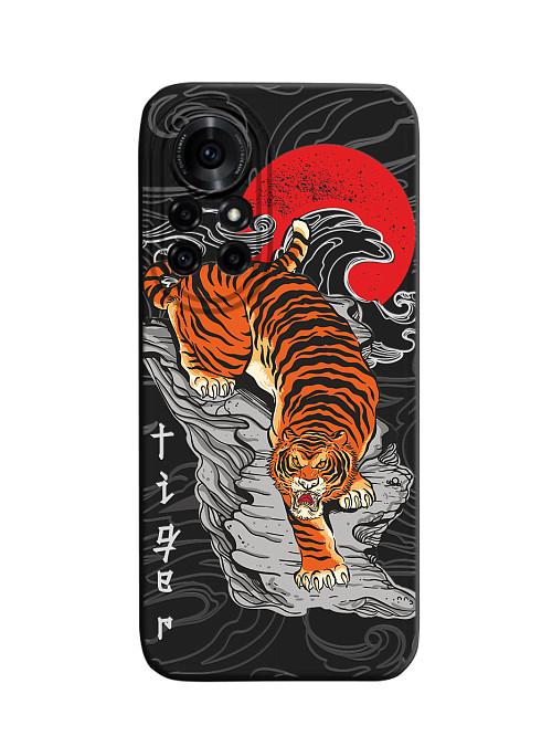Силиконовый чехол для Huawei Nova 8 Pro Китайский тигр