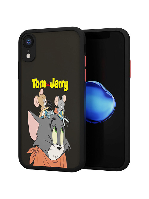 Противоударный чехол для Apple iPhone Xr "NOVEL: Том и Джери"