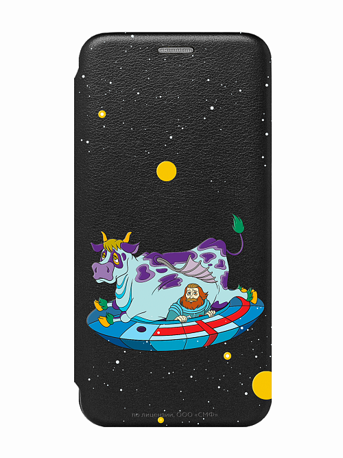 Чехол книжка для Samsung Galaxy A54 (5G) "Тайна 3 планеты: Склиз и капитан Зелёный"