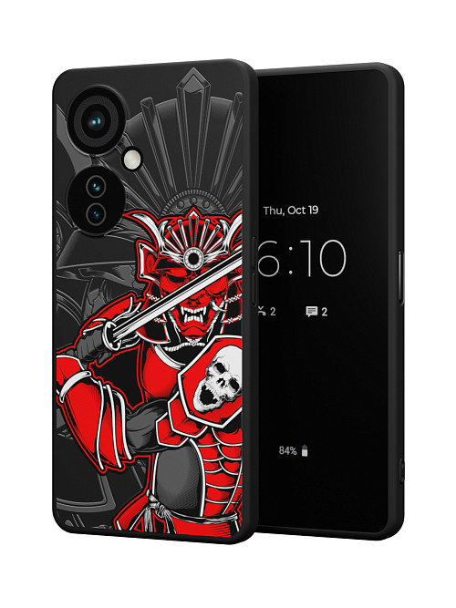 Силиконовый чехол для OnePlus Nord CE 3 Lite (5G) "Самурай с катаной"