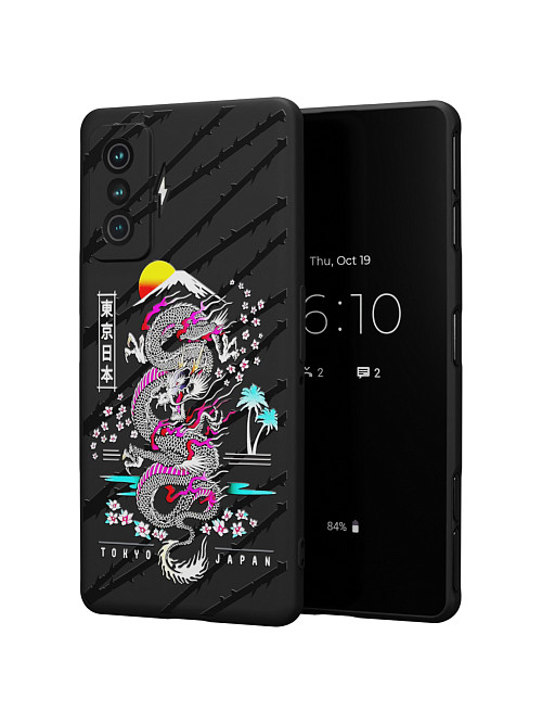 Силиконовый чехол для Xiaomi Redmi K50 Gaming Edition "NOVEL: Токио Япония"