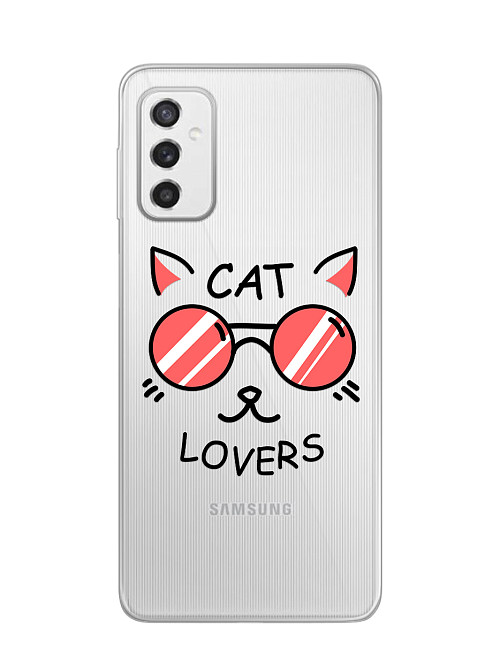 Силиконовый чехол для Samsung Galaxy M52 (5G) Cat lovers