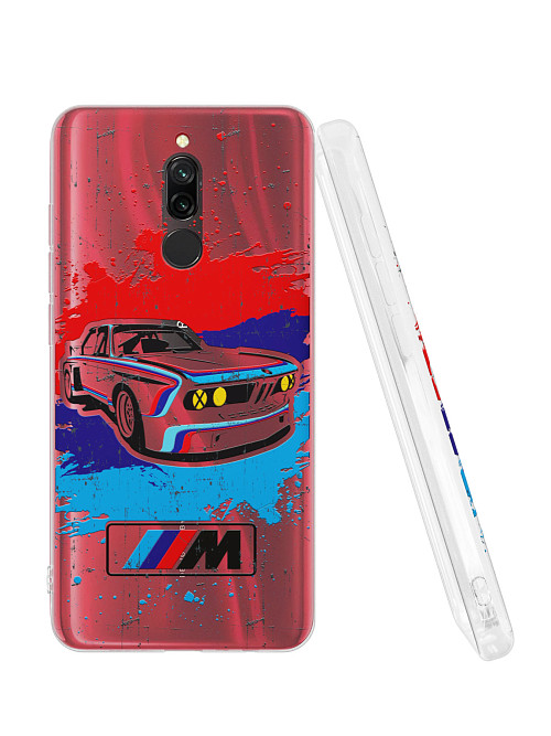 Силиконовый чехол для Xiaomi Redmi 8 "BMW"