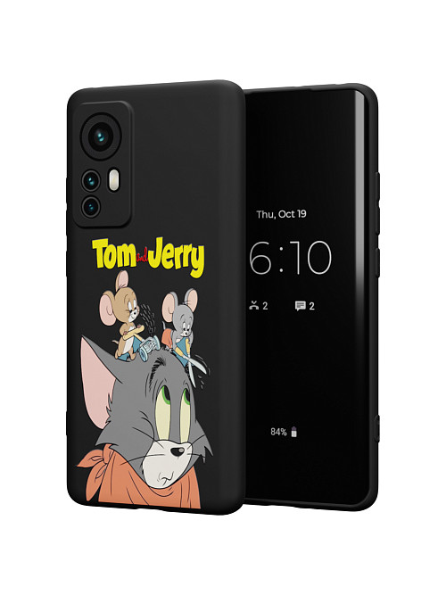 Силиконовый чехол для Xiaomi 12 "NOVEL: Том и Джери"