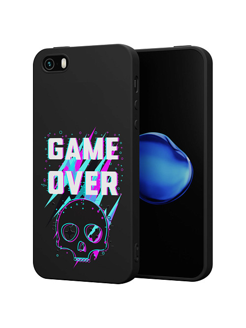 Силиконовый чехол для Apple iPhone 5S "Game over"