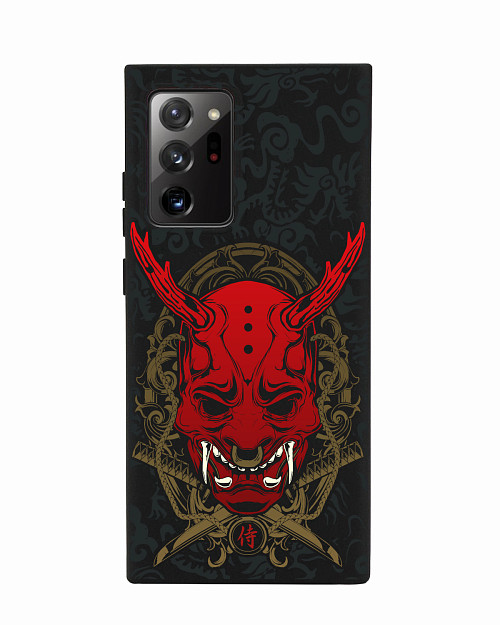 Силиконовый чехол для Samsung Galaxy Note 20 Ultra (5G) Red Oni mask