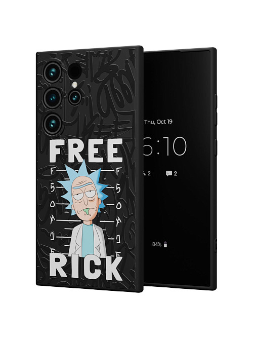 Силиконовый чехол для Samsung Galaxy S24 Ultra "NOVEL: Free Rick"