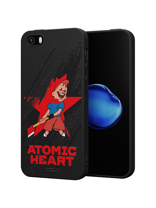 Силиконовый чехол для Apple iPhone 5S "Atomic Heart: Пионер"