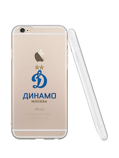 Силиконовый чехол для Apple iPhone 6S "Динамо: Логотип клуба"