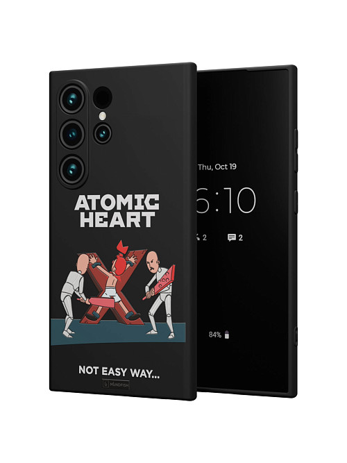 Силиконовый чехол для Samsung Galaxy S24 Ultra "Atomic Heart: Not Easy Way"