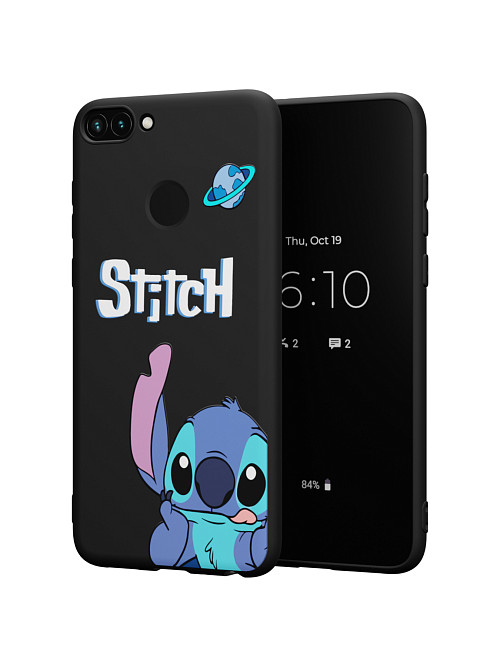 Силиконовый чехол для Huawei P Smart (2018) "NOVEL: Stitch planet"