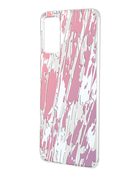 Силиконовый чехол для Samsung Galaxy S20 Plus Розовая абстракция