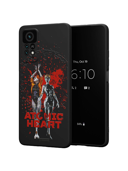 Силиконовый чехол для Xiaomi Redmi Note 12 Pro (4G) "Atomic Heart: Близняшки"