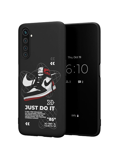 Силиконовый чехол для realme 6 Pro "NOVEL: Just Do It"