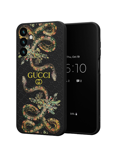 Силиконовый чехол для Samsung Galaxy A15 "NOVEL: Gucci"