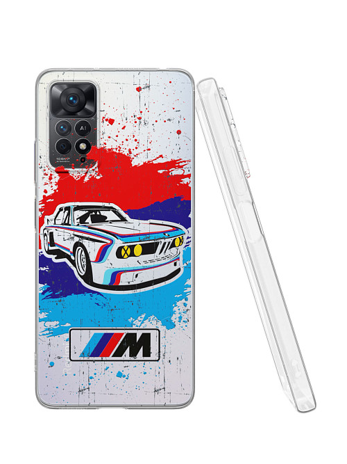 Силиконовый чехол для Xiaomi Redmi Note 12 Pro (4G) "BMW"