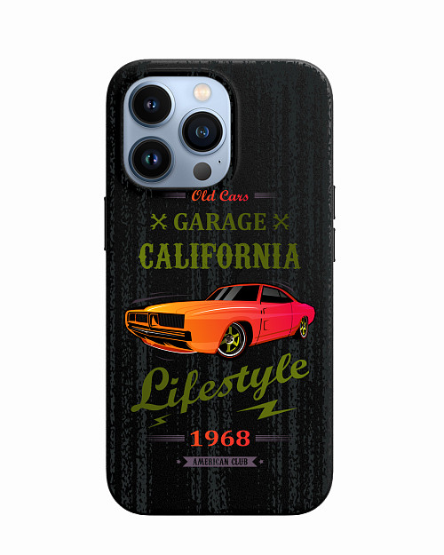 Силиконовый чехол для Apple iPhone 13 Pro Musclecar California Силиконовый чехол для Apple iPhone 13 Pro Musclecar California