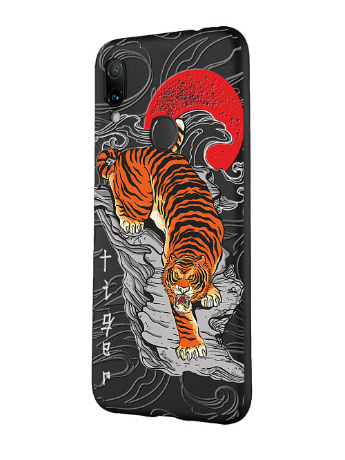 Силиконовый чехол для Xiaomi Redmi Note 7/Redmi Note 7 Pro Китайский тигр