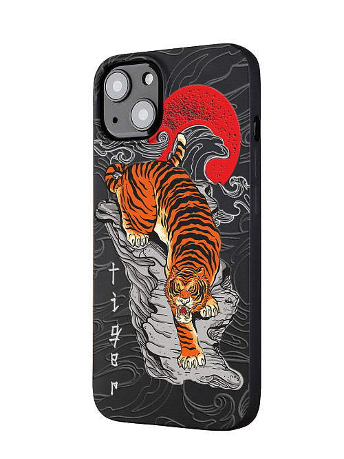 Силиконовый чехол для Apple iPhone 13 Китайский тигр