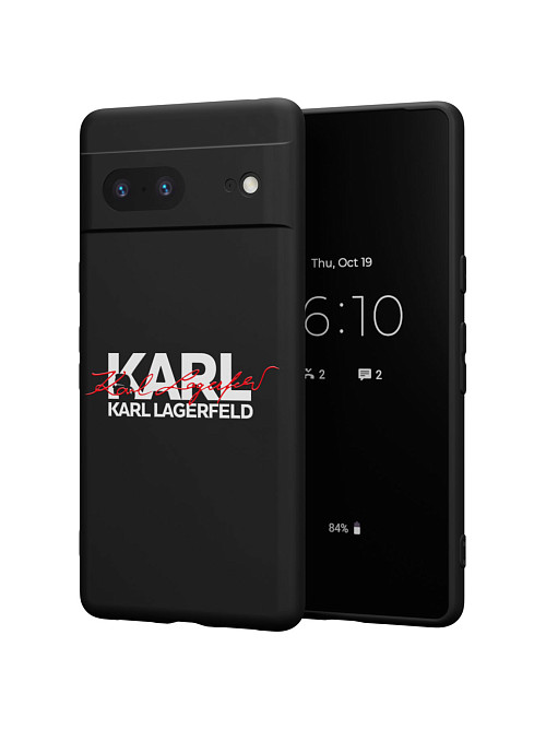 Силиконовый чехол для GooglePixel Google Pixel 7 "NOVEL: Lagerfeld V.2"