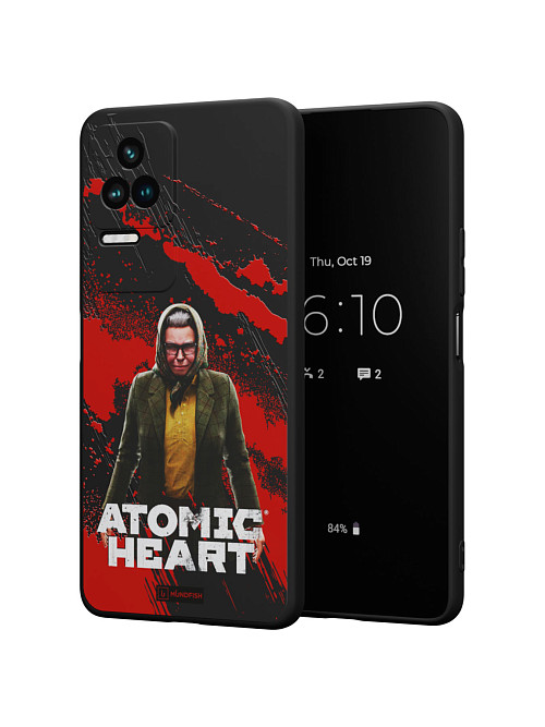 Силиконовый чехол для Poco F4 (5G) "Atomic Heart: Баба Зина"