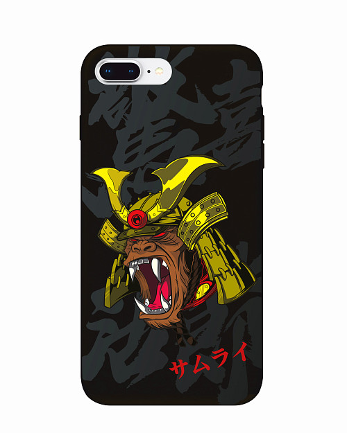 Силиконовый чехол для Apple iPhone 7 Plus "Samurai Kong"