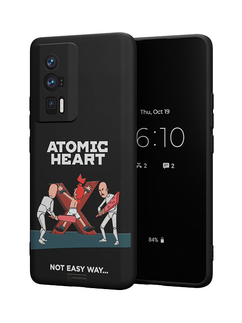 Силиконовый чехол для Poco F5 Pro "Atomic Heart: Not Easy Way"