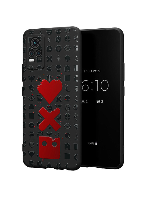 Силиконовый чехол для Vivo V21E (4G) "Love Death Robots"