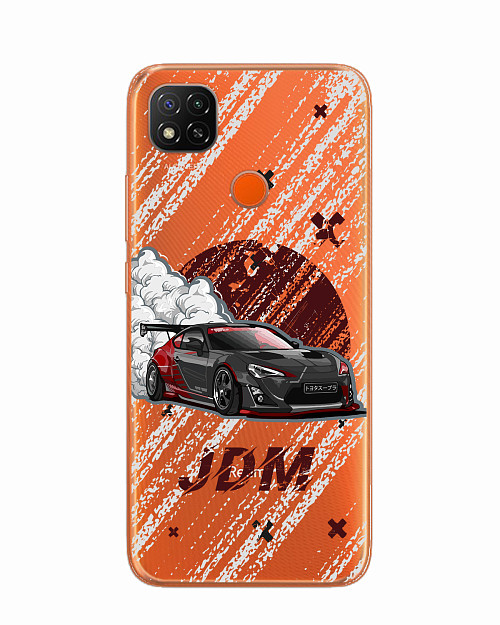 Силиконовый чехол для Xiaomi Redmi 9C JDM машина