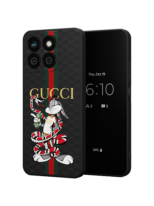 Силиконовый чехол для Honor X8b "NOVEL: Багз Банни Gucci"