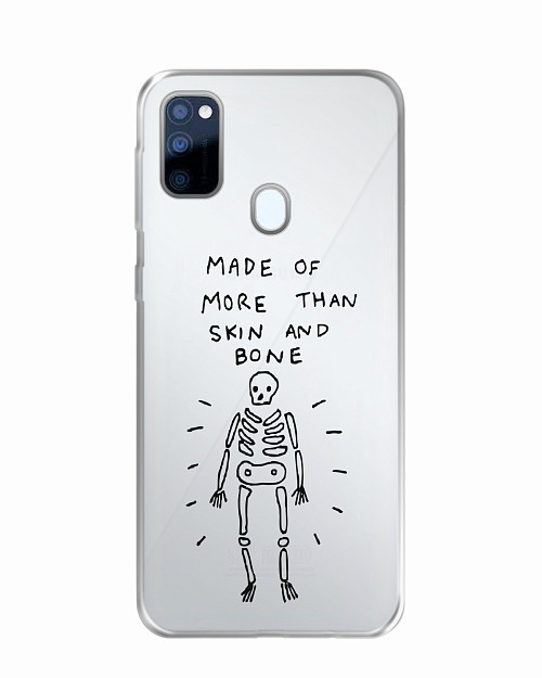Силиконовый чехол для Samsung Galaxy M21 Скелет