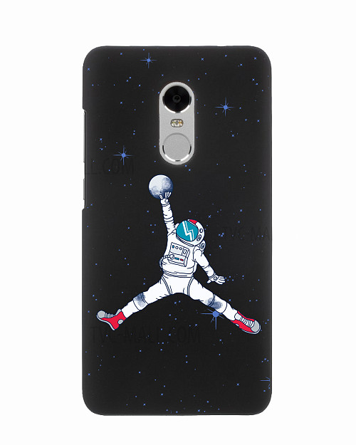Силиконовый чехол для Xiaomi Redmi Note 4X Космический баскетбол