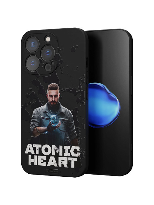 Силиконовый чехол для Apple iPhone 13 Pro "Atomic Heart: Товарищ Нечаев"