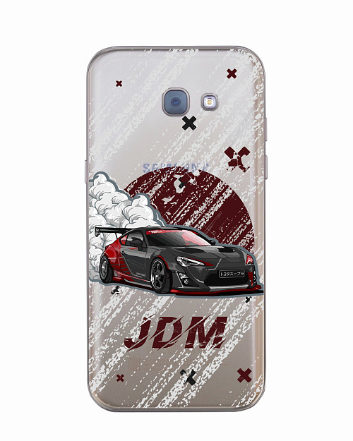 Силиконовый чехол для Samsung Galaxy A5 (2017) JDM машина
