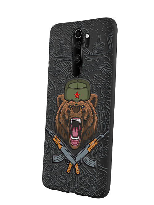Силиконовый чехол для Xiaomi Redmi Note 8 Pro "Русский медведь"