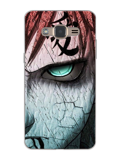 Силиконовый чехол для Samsung Galaxy Grand Prime Naruto Shippuden - Gaara grimm face