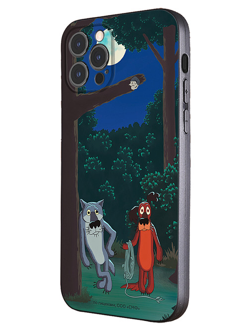 Силиконовый чехол для Apple iPhone 12 Pro Max "Жил был пес: Ты что, по деревьям лазишь?"