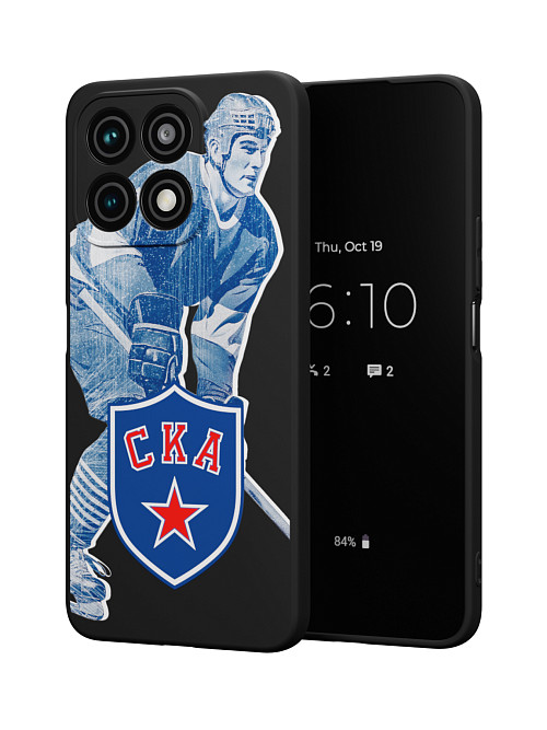 Силиконовый чехол для Honor X8a (4G) "СКА: Игрок клуба"