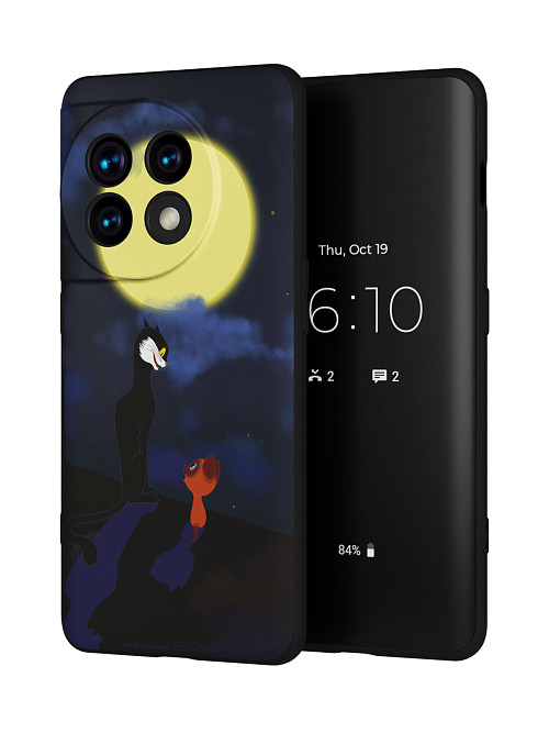 Силиконовый чехол для OnePlus 11 "Котенок по имени Гав: А луна все-таки вкусная!"