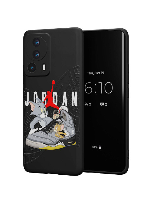 Силиконовый чехол для Xiaomi 13 Lite "NOVEL: Том и Джери х Nike"