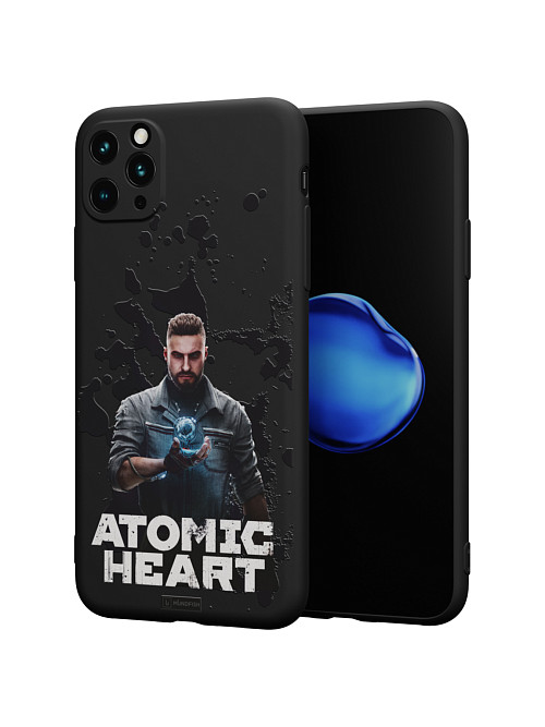 Силиконовый чехол для Apple iPhone 11 Pro Max "Atomic Heart: Товарищ Нечаев"