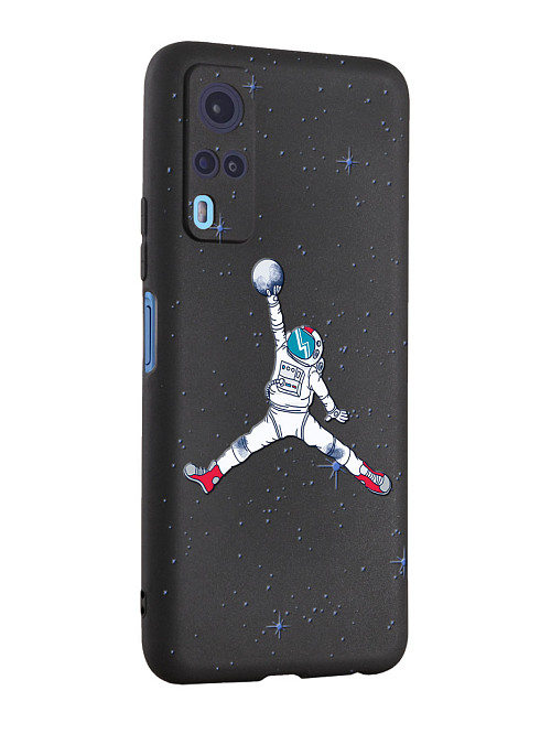 Силиконовый чехол для Vivo Y53S (4G) Космический баскетбол
