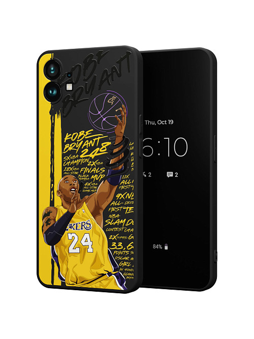 Силиконовый чехол для Nothing Phone 1 "NOVEL: Kobe Bryant"