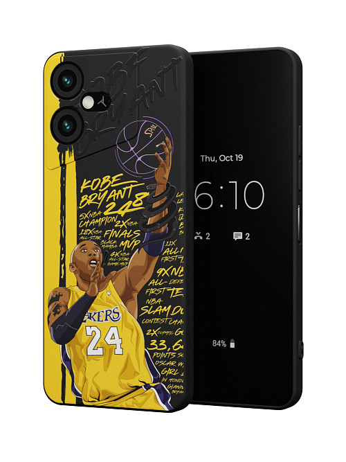 Силиконовый чехол для Tecno Pova Neo 3 "NOVEL: Kobe Bryant"