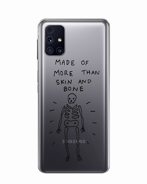 Силиконовый чехол для Samsung Galaxy M31S Скелет