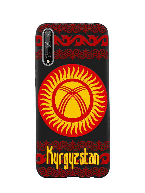 Силиконовый чехол для Huawei Y8p Флаг Кыргызстана
